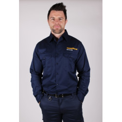 WT02 Cotton Work Long Sleeve Shirt 