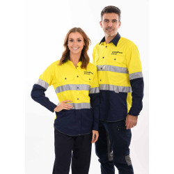 SW60 Mens Long Sleeve Safety Shirt with Tape